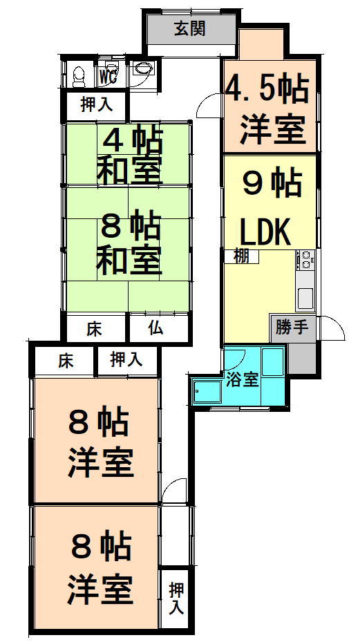 ＜居宅＞観音寺市粟井町の戸建て物件です。