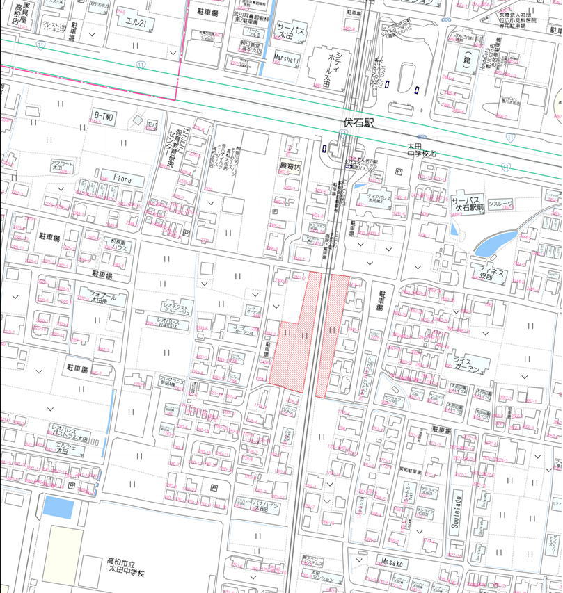 ＜土地＞高松市太田下町の売り土地です