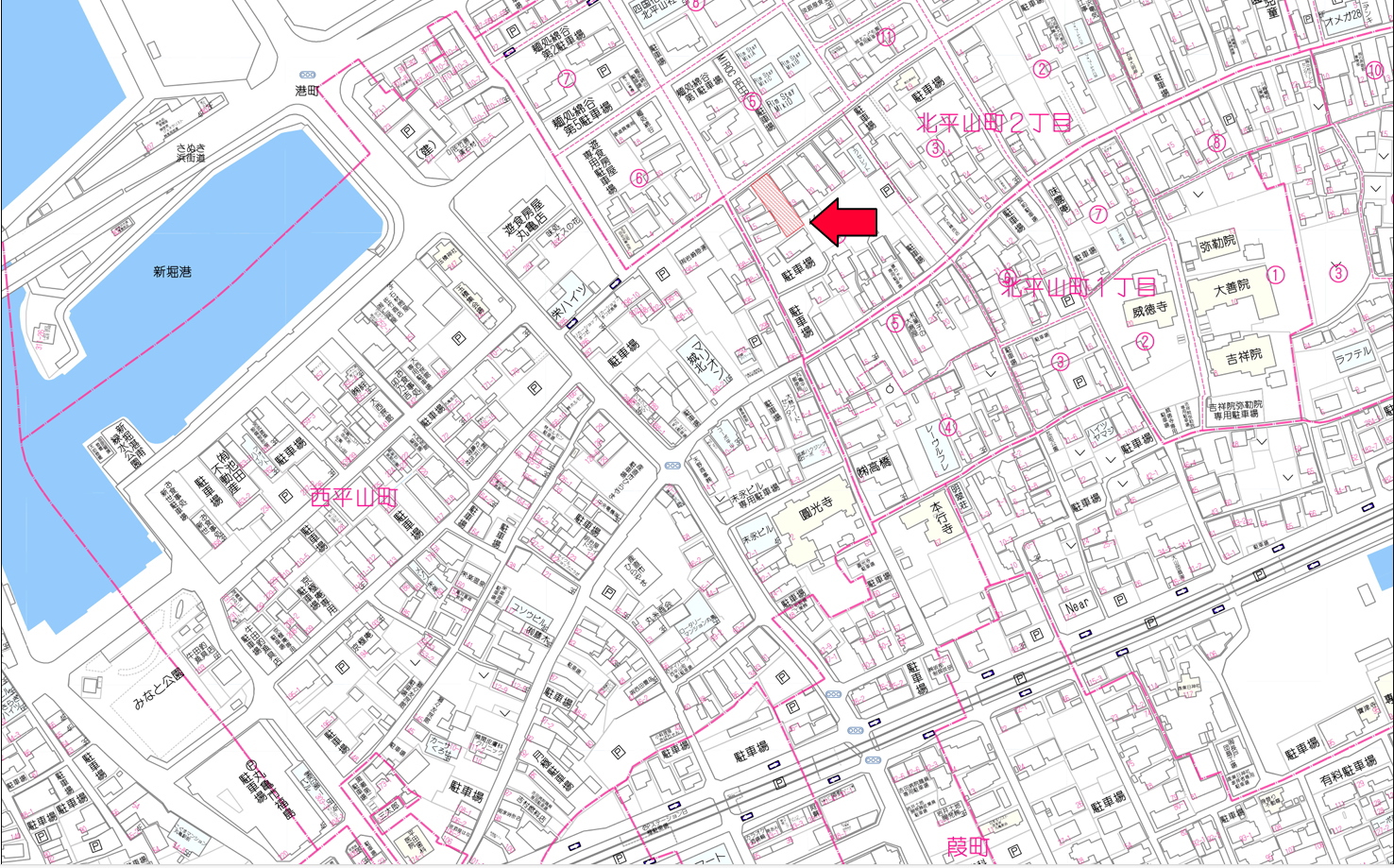 ＜売土地＞丸亀市北平山町の売り土地物件です